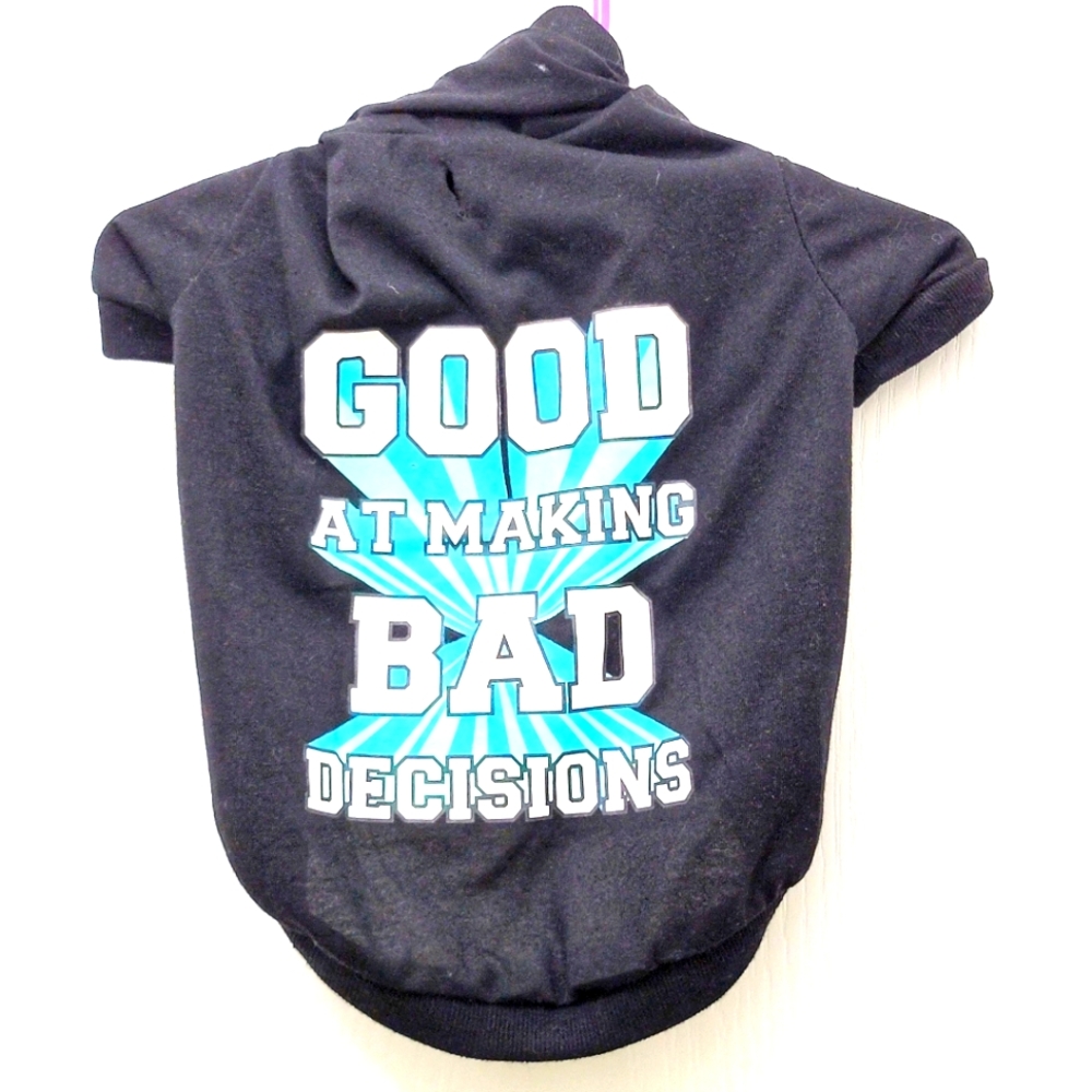 ``P25765 - Black & White Doggy Hoody